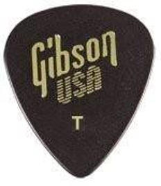 Gibson Standard Style Picks Black Thin GG74T