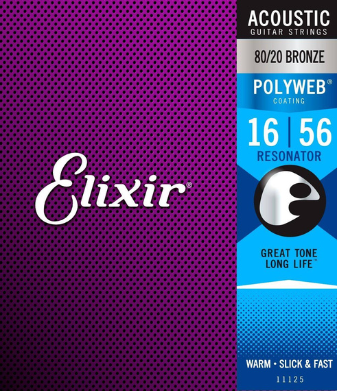 Elixir 11125 PolyWeb Bronze Resonator 16-56