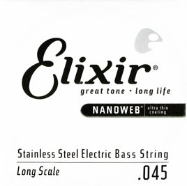 Elixir13346 Bass SS NW 045 single