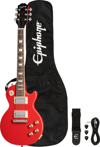 Gitara elektryczna Epiphone Power Players Les Paul Lava Red zestaw