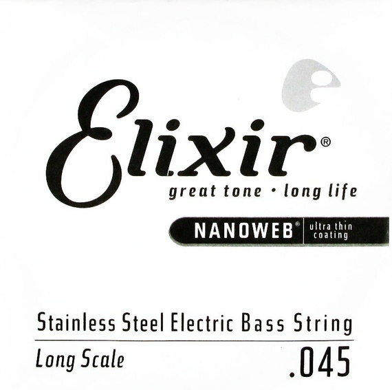 Elixir13346 Bass SS NW 045 single