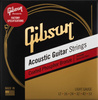 Gibson Coated Phosphor Bronze Acoustic Guitar Strings 12-53 Light Gauge struny