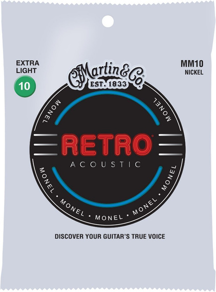Struny Martin Retro MM10 Nickel 10 extra light