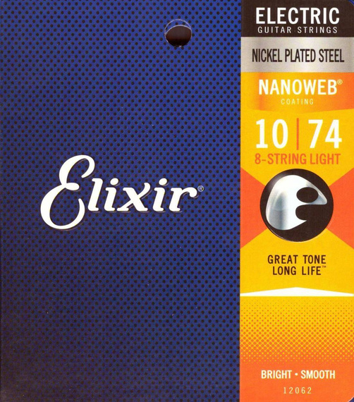 Elixir 12062 Light (10-74) NanoWeb struny do gitary elektrycznej - 8