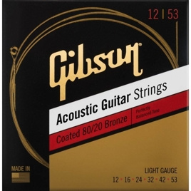 Gibson SAG-CBRW12 Coated 80/20 Bronze Acoustic Guitar Strings struny do gitary akustycznej