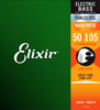 Elixir 14702 Medium (50-105) NW Long Scale - struny basowe stalowe