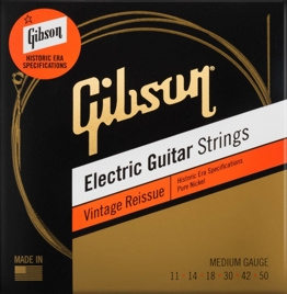 Gibson Vintage Reissue Electric Guitar Strings 11-50 Medium Gauge struny