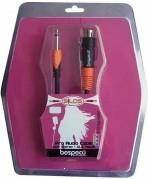 Kabel mikrofonowy Bespeco SLJF900 XLR - Jack mono 9m