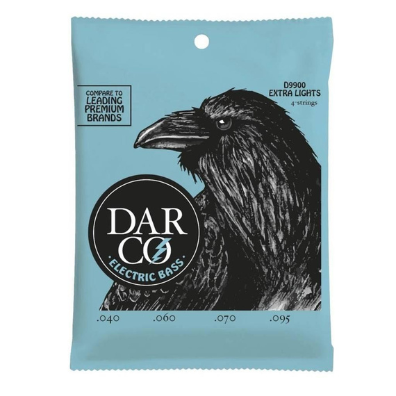 Struny do Gitary Basowej Martin Guitar Martin D9900 Darco Electric 4 String Bass ExtraLight