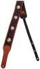 Taylor Grand Pacific Strap,Brn Lthr/Ni Concho,3" - pasek