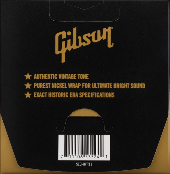 Gibson Vintage Reissue Electric Guitar Strings 11-50 Medium Gauge struny