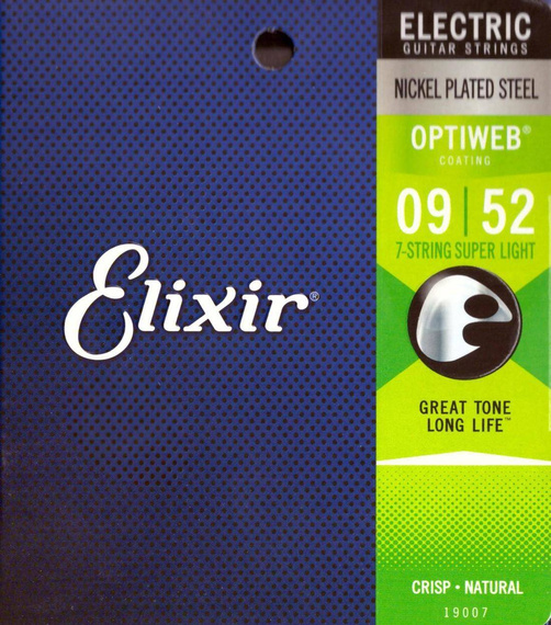 Struny do gitary elektrycznej Elixir 19007 Optiweb SuLt (9-52) - 7