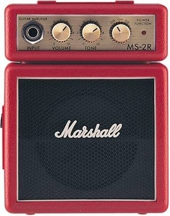 Mini wzmacniacz gitarowy  Marshall MicroAmp MS-2R Red