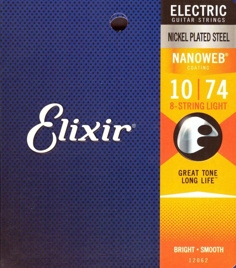 Elixir 12062 Light (10-74) NanoWeb struny do gitary elektrycznej - 8