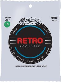 Struny Martin Retro MM10 Nickel 10 extra light